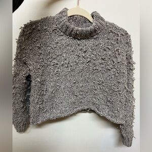 Urban Outfitters Cozy Shaggy Gray Sweater